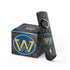 NBA Golden State Warriors Dark Rust Fire TV Cube Skin