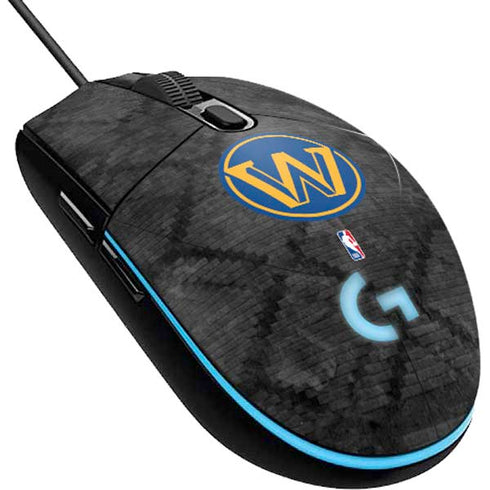 NBA Golden State Warriors Dark Rust G203 Prodigy RGB Wired Gaming Mouse Skin