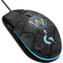 NBA Golden State Warriors Dark Rust G203 Prodigy RGB Wired Gaming Mouse Skin
