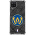 NBA Golden State Warriors Dark Rust Galaxy A12 Clear Case