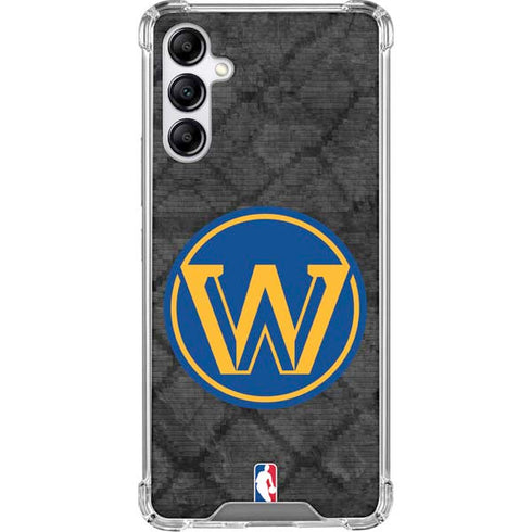 NBA Golden State Warriors Dark Rust Galaxy A14 5G Clear Case