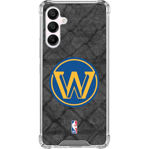 NBA Golden State Warriors Dark Rust Galaxy A16 5G Clear Case