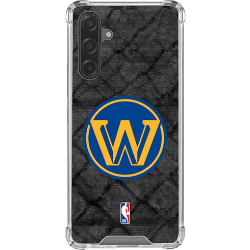NBA Golden State Warriors Dark Rust Galaxy A17 Clear Case