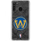 NBA Golden State Warriors Dark Rust Galaxy A21 Clear Case