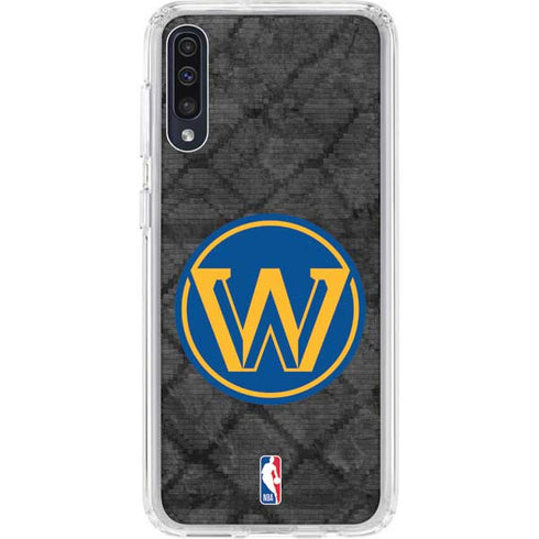 NBA Golden State Warriors Dark Rust Galaxy A50 Clear Case