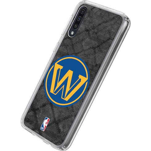 NBA Golden State Warriors Dark Rust Galaxy A50 Clear Case