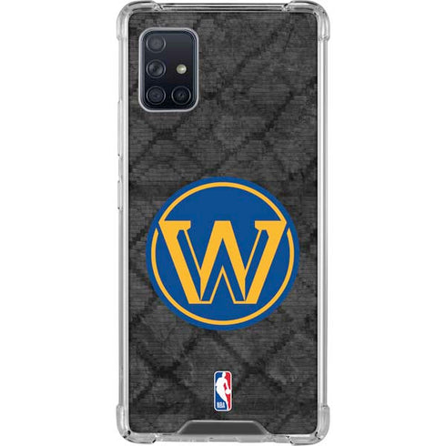 NBA Golden State Warriors Dark Rust Galaxy A51 5G Clear Case