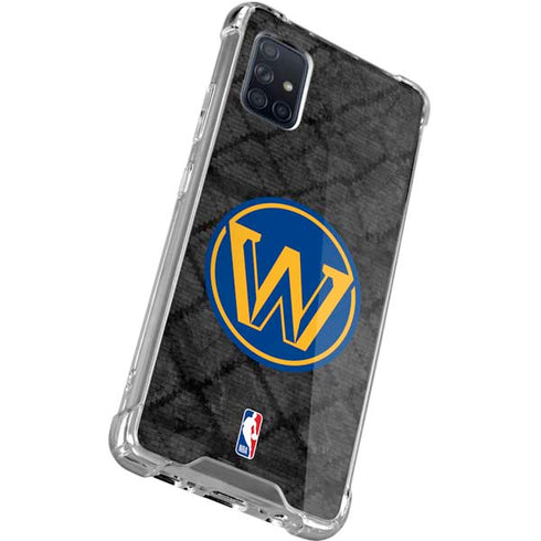 NBA Golden State Warriors Dark Rust Galaxy A51 5G Clear Case