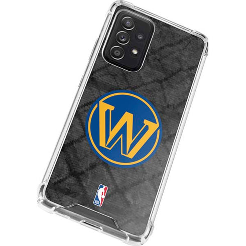 NBA Golden State Warriors Dark Rust Galaxy A52 5G Clear Case