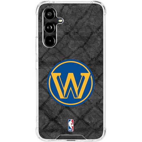 NBA Golden State Warriors Dark Rust Galaxy A54 5G Clear Case