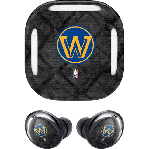 NBA Golden State Warriors Dark Rust Galaxy Buds Pro Skin
