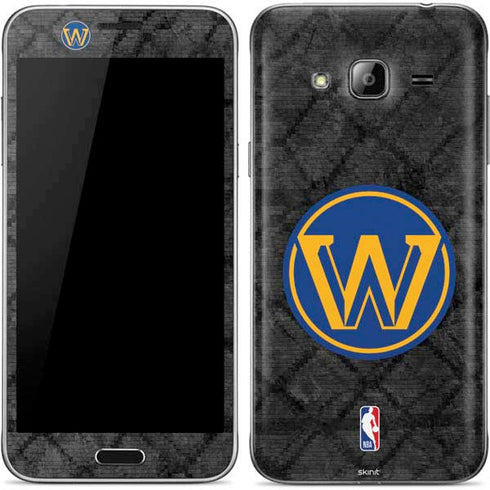 NBA Golden State Warriors Dark Rust Galaxy J3 Skin