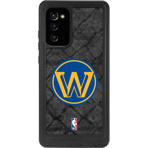 NBA Golden State Warriors Dark Rust Galaxy Note20 5G Waterproof Case