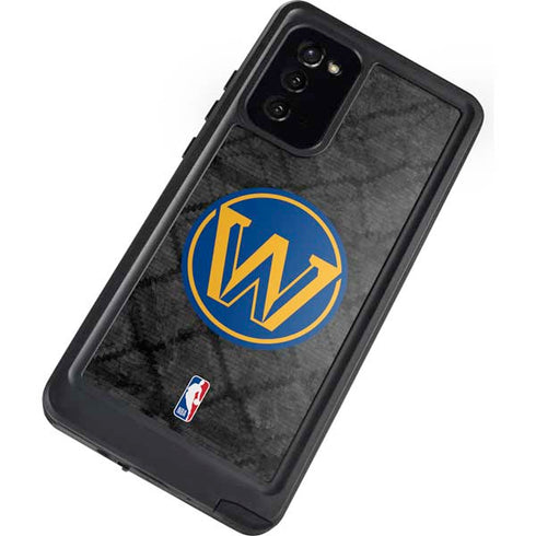 NBA Golden State Warriors Dark Rust Galaxy Note20 5G Waterproof Case