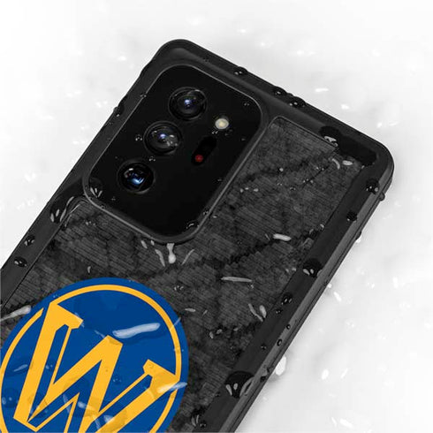 NBA Golden State Warriors Dark Rust Galaxy Note20 Ultra 5G Waterproof Case