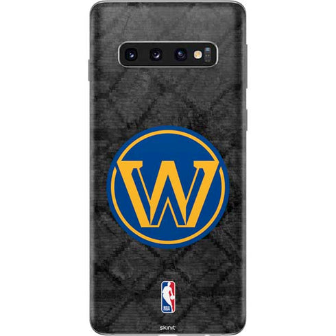 NBA Golden State Warriors Dark Rust Galaxy S10 Skin