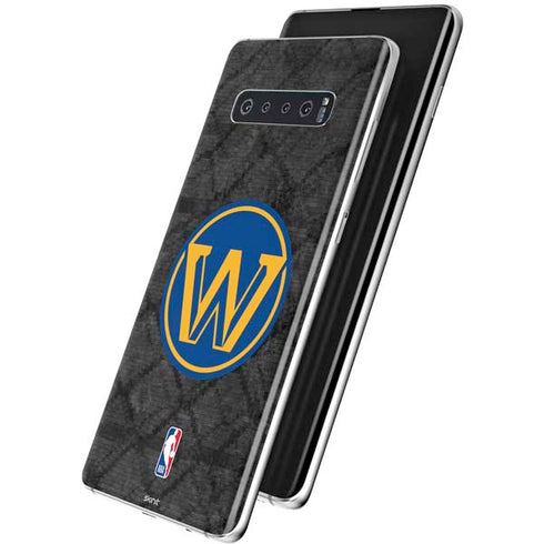 NBA Golden State Warriors Dark Rust Galaxy S10 Skin