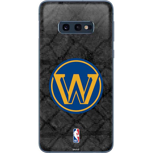 NBA Golden State Warriors Dark Rust Galaxy S10e Skin