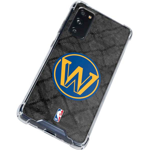 NBA Golden State Warriors Dark Rust Galaxy S20 FE Clear Case