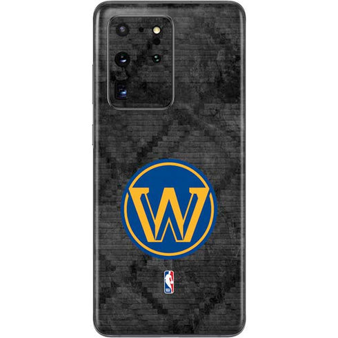 NBA Golden State Warriors Dark Rust Galaxy S20 Ultra 5G Skin