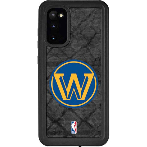 NBA Golden State Warriors Dark Rust Galaxy S20 Waterproof Case