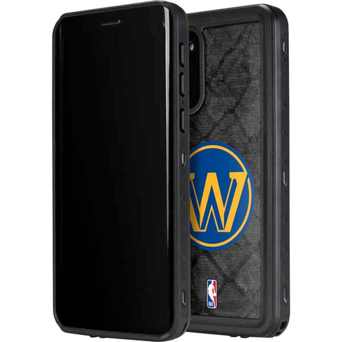 NBA Golden State Warriors Dark Rust Galaxy S20 Waterproof Case