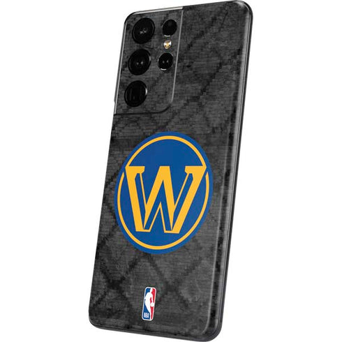 NBA Golden State Warriors Dark Rust Galaxy S21 Ultra 5G Skin