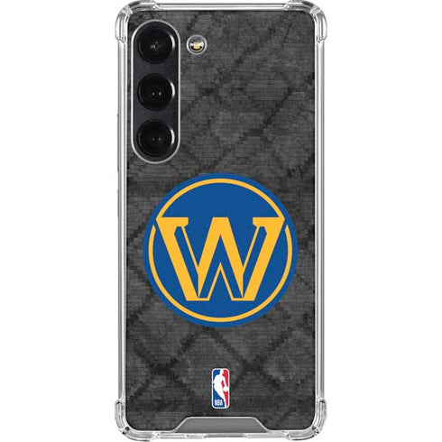 NBA Golden State Warriors Dark Rust Galaxy S23 Clear Case