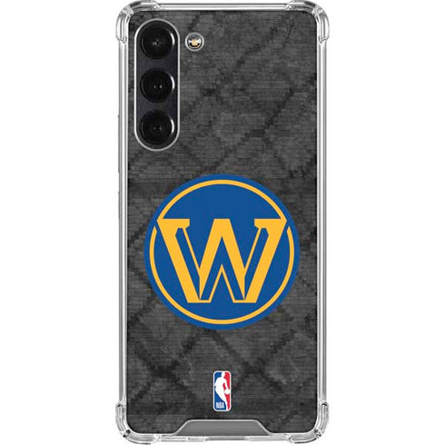 NBA Golden State Warriors Dark Rust Galaxy S23 FE Clear Case