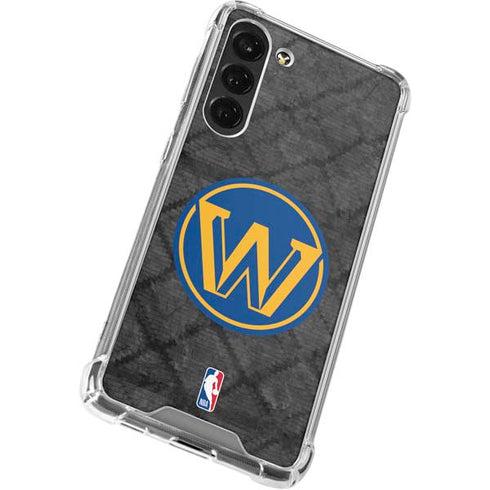 NBA Golden State Warriors Dark Rust Galaxy S23 FE Clear Case