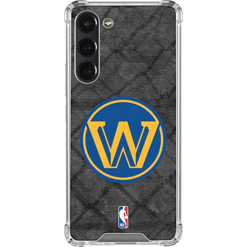 NBA Golden State Warriors Dark Rust Galaxy S23 Plus Clear Case