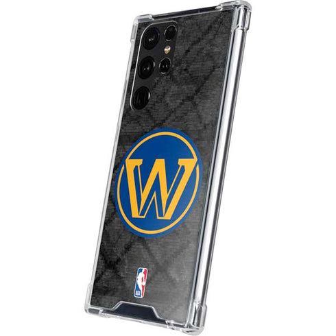 NBA Golden State Warriors Dark Rust Galaxy S23 Ultra Clear Case