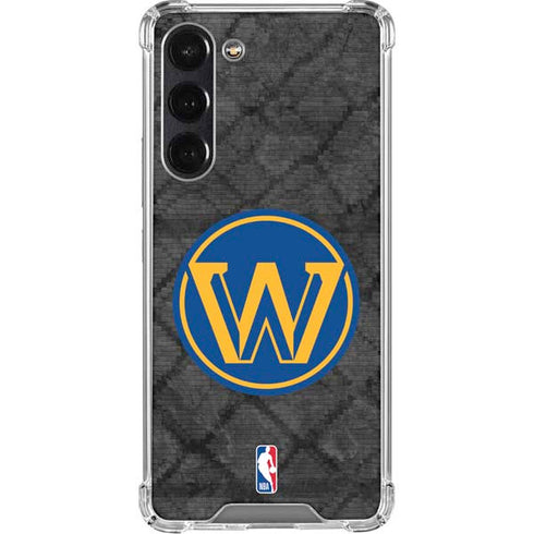 NBA Golden State Warriors Dark Rust Galaxy S24 FE Clear Case