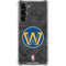 NBA Golden State Warriors Dark Rust Galaxy S24 FE Clear Case