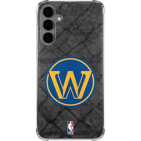 NBA Golden State Warriors Dark Rust Galaxy S24 Plus Clear Case