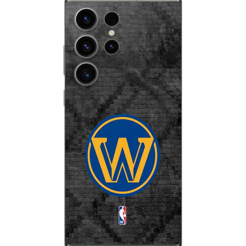 NBA Golden State Warriors Dark Rust Galaxy S24 Ultra Skin