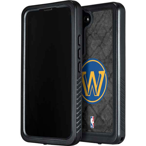 NBA Golden State Warriors Dark Rust Galaxy S24 Waterproof Case