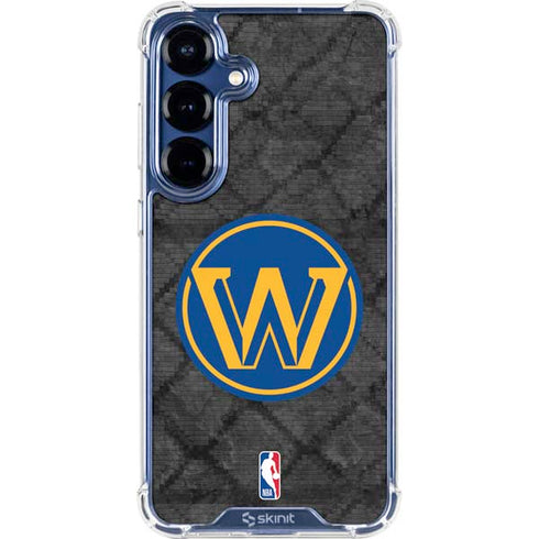 NBA Golden State Warriors Dark Rust Galaxy S25 Plus Clear Case