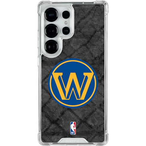 NBA Golden State Warriors Dark Rust Galaxy S25 Ultra Clear Case