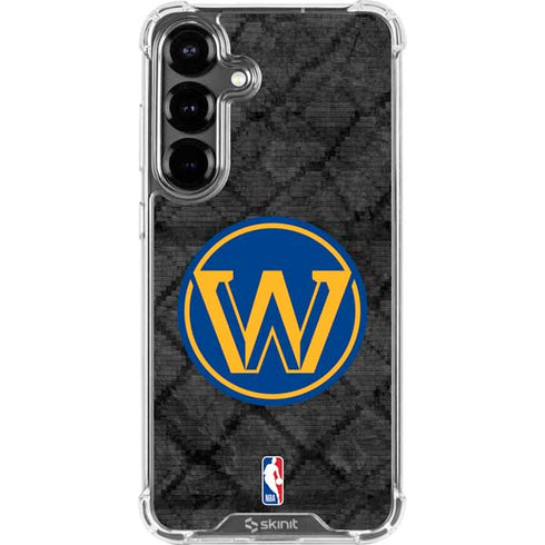 NBA Golden State Warriors Dark Rust Galaxy S26 Clear Case