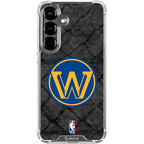 NBA Golden State Warriors Dark Rust Galaxy S26 Plus Clear Case