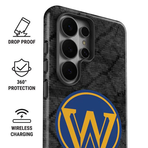NBA Golden State Warriors Dark Rust Galaxy S26 Ultra Impact Case
