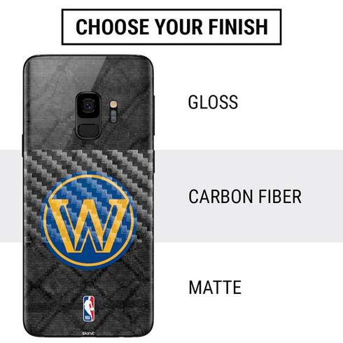 NBA Golden State Warriors Dark Rust Galaxy S9 Skin