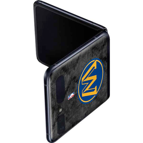 NBA Golden State Warriors Dark Rust Galaxy Z Flip Skin