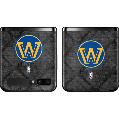 NBA Golden State Warriors Dark Rust Galaxy Z Flip Skin
