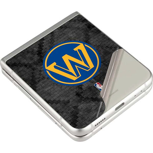 NBA Golden State Warriors Dark Rust Galaxy Z Flip3 5G Skin