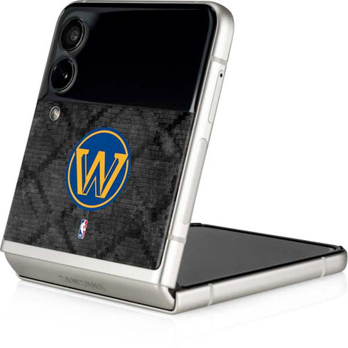 NBA Golden State Warriors Dark Rust Galaxy Z Flip3 5G Skin