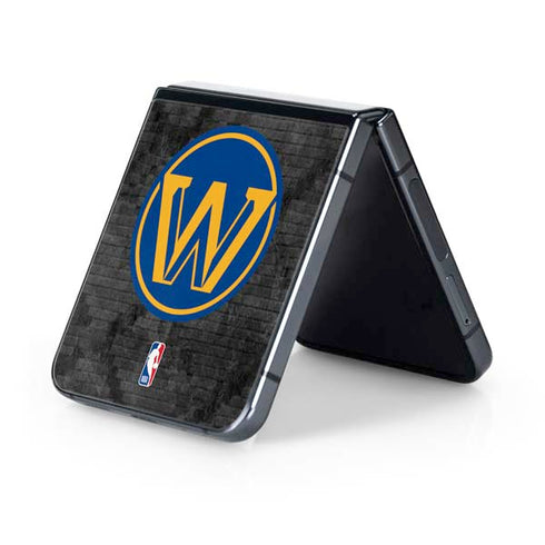 NBA Golden State Warriors Dark Rust Galaxy Z Flip5 5G Skin