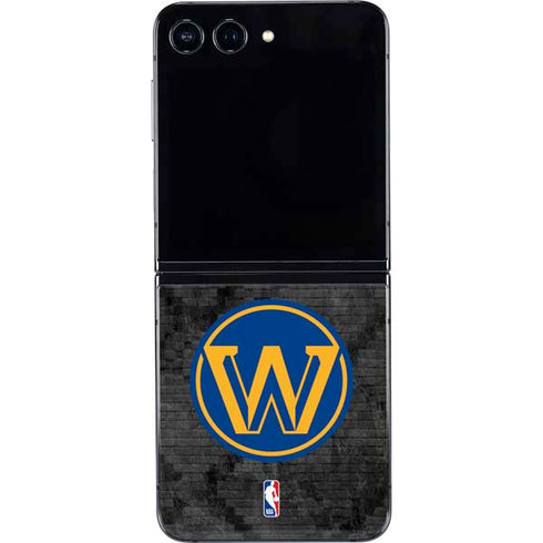 NBA Golden State Warriors Dark Rust Galaxy Z Flip5 5G Skin