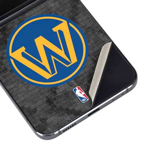 NBA Golden State Warriors Dark Rust Galaxy Z Flip5 5G Skin